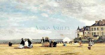 Eugene Boudin Jetty At Trouville oil painting image